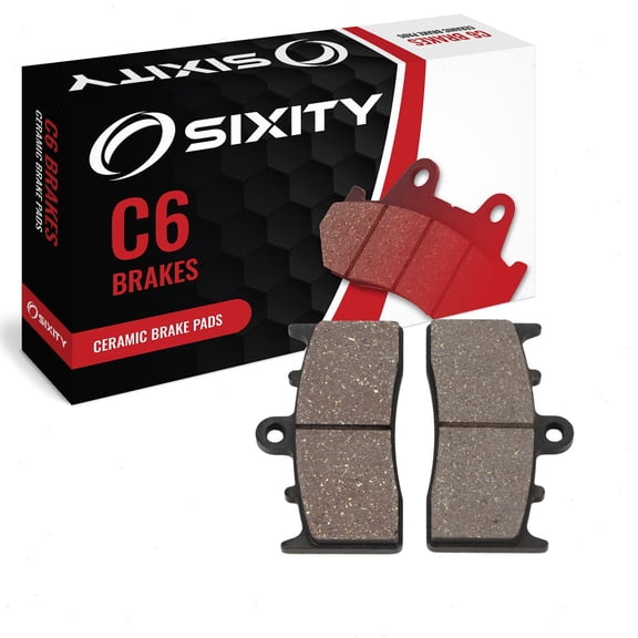Sixity C6 Ceramic Brake Pads FA294 Front Replacement Kit Full Complete