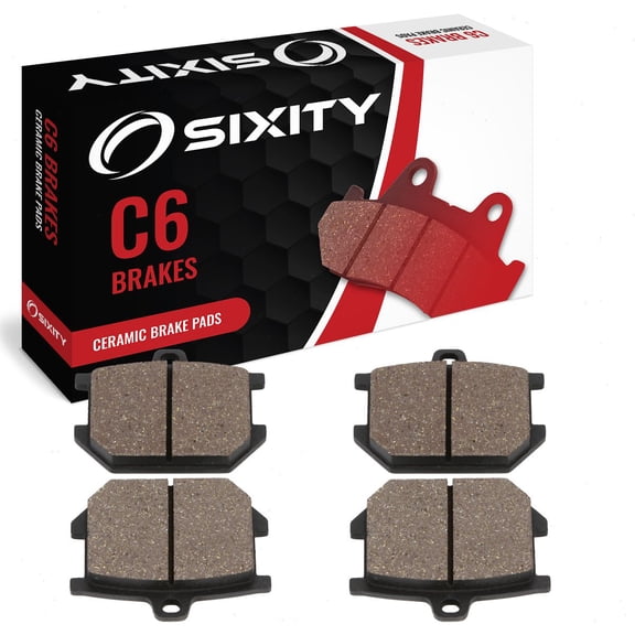 Sixity C6 Ceramic Brake Pads FA34 FA34 Front Rear Replacement Kit Full Complete