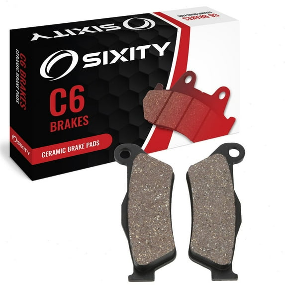 Sixity C6 Ceramic Brake Pads FA363 Rear Replacement Kit