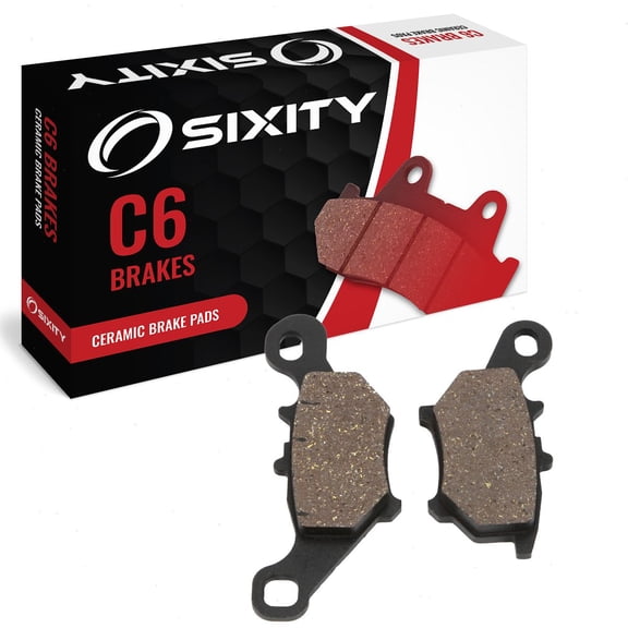 Sixity C6 Ceramic Brake Pads FA384 Front Replacement Kit Full Complete