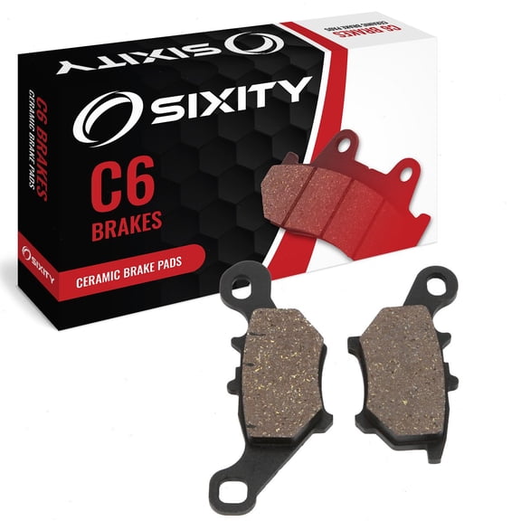Sixity C6 Ceramic Brake Pads FA384 Front Replacement Kit