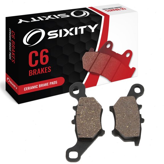 Sixity C6 Ceramic Brake Pads FA384 Rear Replacement Kit Full Complete