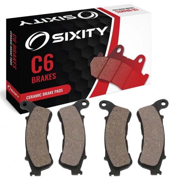 Sixity C6 Ceramic Brake Pads FA388 FA388 Front Rear Replacement Kit Full Complete