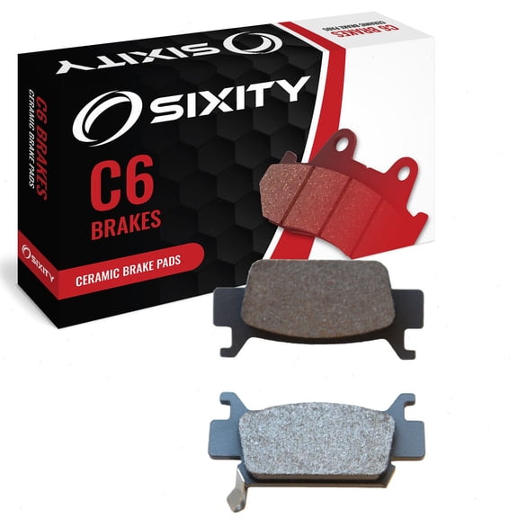 Sixity C6 Ceramic Brake Pads FA410 Rear Replacement Kit