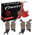 thumbnail image 1 of Sixity C6 Ceramic Brake Pads FA444 FA444 Front Rear Replacement Kit, 1 of 3