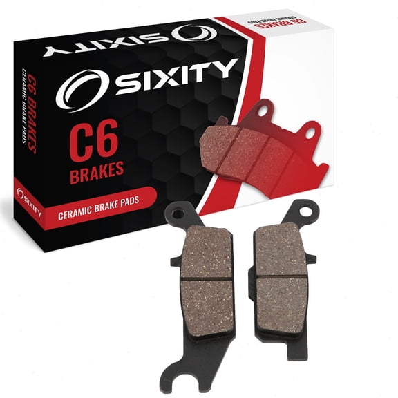 Sixity C6 Ceramic Brake Pads FA444 Front Replacement Kit