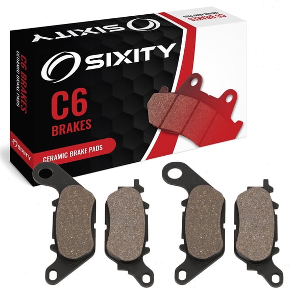 Sixity C6 Ceramic Brake Pads FA464 FA464 Front Rear Replacement Kit Full Complete