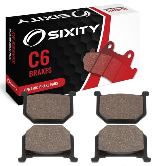 Sixity C6 Ceramic Brake Pads FA51 FA51 Front Rear Replacement Kit