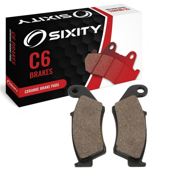 Sixity C6 Front Ceramic Brake Pads compatible with Aprilia RXV 450 2006-2012 Complete Set
