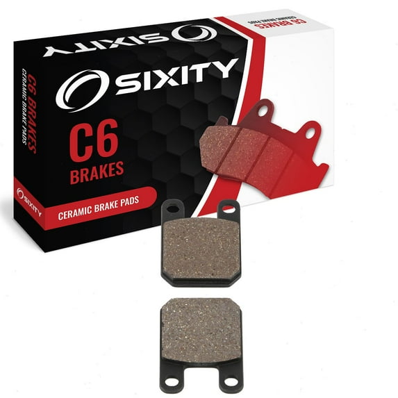 Sixity C6 Front Ceramic Brake Pads compatible with Gas Gas Contact JT25 1993-1994 Complete Set