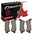 thumbnail image 1 of Sixity C6 Front Ceramic Brake Pads compatible with Honda VFR800A Interceptor ABS 2006-2009 Complete Set, 1 of 5