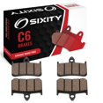 thumbnail image 1 of Sixity C6 Front Ceramic Brake Pads compatible with Honda VTR1000 Super Hawk F 1998-2005 Complete Set, 1 of 5