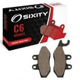 thumbnail image 1 of Sixity C6 Front Ceramic Brake Pads compatible with Piaggio BV 350 4T 4V 330cc 2012-2014 Complete Set, 1 of 5