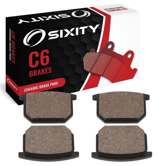 Sixity C6 Front Ceramic Brake Pads compatible with Suzuki GS1100E ET EX EZ ED ESD 1980-1983 Complete Set