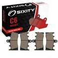 thumbnail image 1 of Sixity C6 Front Ceramic Brake Pads compatible with Suzuki GSX1300R for Hayabusa RX RY RK1 RK2 RZK3 RK4 RZK4 RK5 RK6 RZK6 RK7 1999-2007 Complete Set, 1 of 5