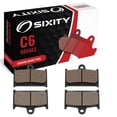 thumbnail image 1 of Sixity C6 Front Ceramic Brake Pads compatible with Triumph Daytona 955i 6 Bolt Single Sided Swing Arm Front Disc 1998 Complete Set, 1 of 5