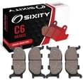 thumbnail image 1 of Sixity C6 Front Ceramic Brake Pads compatible with Yamaha XVS1100A V Star 1100 Classic AN ANC AP APC 2001-2003 Complete Set, 1 of 5