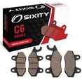 thumbnail image 1 of Sixity C6 Front Ceramic Brake Pads compatible with Yamaha YFZ450 2004-2005 Complete Set, 1 of 5