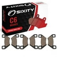 thumbnail image 1 of Sixity C6 Front Rear Ceramic Brake Pads compatible with Arctic Cat 650 H1 4x4 Auto Mud Pro 2010-2011 Complete Set, 1 of 5