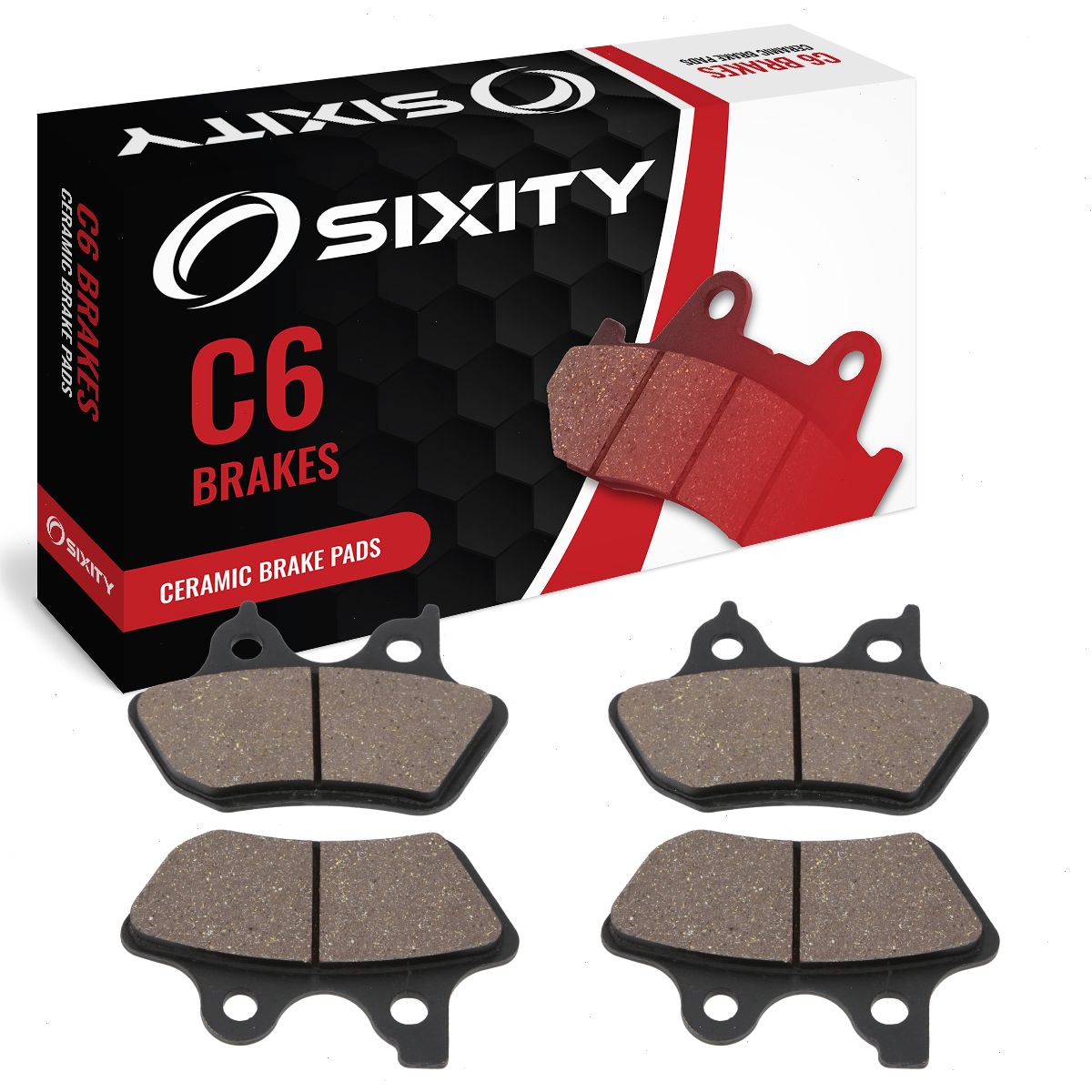 Grooved Front & Rear Brake Shoes With Springs – Fits Honda ATC