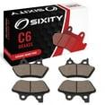 thumbnail image 1 of Sixity C6 Front Rear Ceramic Brake Pads compatible with Harley Davidson FXDI Dyna Super Glide Cast Wheels 2006 Complete Set, 1 of 5