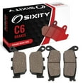 thumbnail image 1 of Sixity C6 Front Rear Ceramic Brake Pads compatible with Honda CTX700 Top Fairing Manual G Box 2014 Complete Set, 1 of 5