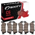 thumbnail image 1 of Sixity C6 Front Rear Ceramic Brake Pads compatible with Honda GL1800 Gold Wing 2007-2010 Complete Set, 1 of 5