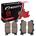 thumbnail image 1 of Sixity C6 Front Rear Ceramic Brake Pads compatible with KYMCO Downtown 300i 2011-2014 Complete Set, 1 of 5