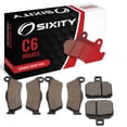 thumbnail image 1 of Sixity C6 Front Rear Ceramic Brake Pads compatible with Piaggio X9 Evolution 500 2007 Complete Set, 1 of 5