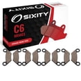 thumbnail image 1 of Sixity C6 Front Rear Ceramic Brake Pads compatible with Polaris Sportsman 1000 XP 2015 Complete Set, 1 of 5