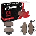 thumbnail image 1 of Sixity C6 Front Rear Ceramic Brake Pads compatible with Vespa GT60 250cc Ltd Edition 2007 Complete Set, 1 of 5