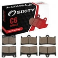 thumbnail image 1 of Sixity C6 Front Rear Ceramic Brake Pads compatible with Yamaha YZF1000 R Thunderace 1997 Complete Set, 1 of 5