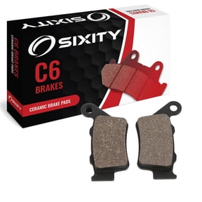 Sixity C6 Rear Ceramic Brake Pads compatible with BMW G650 Xcountry 2007-2009 Complete Set