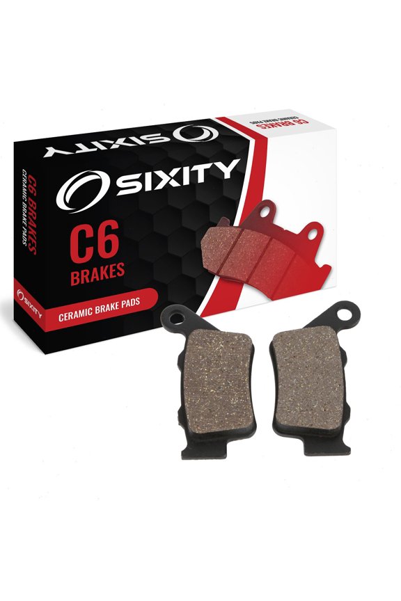 C6 Rear Ceramic Brake Pads compatible with Ducati PaulSmart 1000 LE 2006 Complete Set