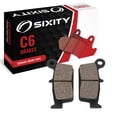 thumbnail image 1 of Sixity C6 Rear Ceramic Brake Pads compatible with Honda CR250R 1997-2001 Complete Set, 1 of 5