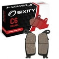 thumbnail image 1 of Sixity C6 Rear Ceramic Brake Pads compatible with Honda FSC600 Silver Wing Non ABS 276mm Front Disc 2003-2010 Complete Set, 1 of 5