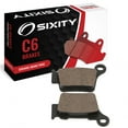 thumbnail image 1 of Sixity C6 Rear Ceramic Brake Pads compatible with Husqvarna TE300 2T 2014-2015 Complete Set, 1 of 5