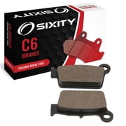 Sixity C6 Rear Ceramic Brake Pads compatible with Yamaha WR250X XX XY XZ XA Supermotard 2008-2011 Complete Set