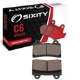 thumbnail image 1 of Sixity C6 Rear Ceramic Brake Pads compatible with Yamaha XVZ1300CT Royal Star Tour Deluxe 2005-2007 Complete Set, 1 of 5