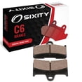 thumbnail image 1 of Sixity C6 Rear Ceramic Brake Pads compatible with Yamaha YFM660F Grizzly 4x4 2002-2008 Complete Set, 1 of 5