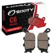 thumbnail image 1 of Sixity C6 Rear Ceramic Brake Pads compatible with Yamaha YZF600R RRR RRS 2003-2004 Complete Set, 1 of 5