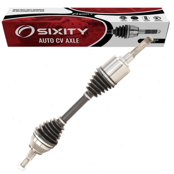 Sixity Front Left CV Axle compatible with Ford Escape 2013-2019 - Driver Side Complete Axle Shaft Assembly
