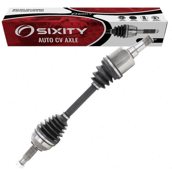 Sixity Front Left CV Axle compatible with Ford Focus 2005-2011 - Driver Side Complete Axle Shaft Assembly