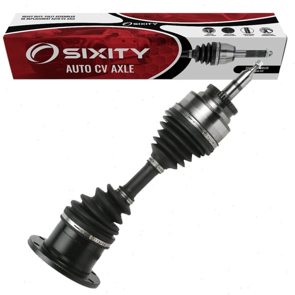 Sixity Front Left CV Axle compatible with Lincoln Mark LT 2006-2008 - Driver Side Complete Axle Shaft Assembly