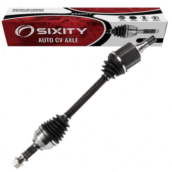 Sixity Front Left CV Axle compatible with Nissan Altima 2.5L L4 2007-2013 - Driver Side Complete Axle Shaft Assembly