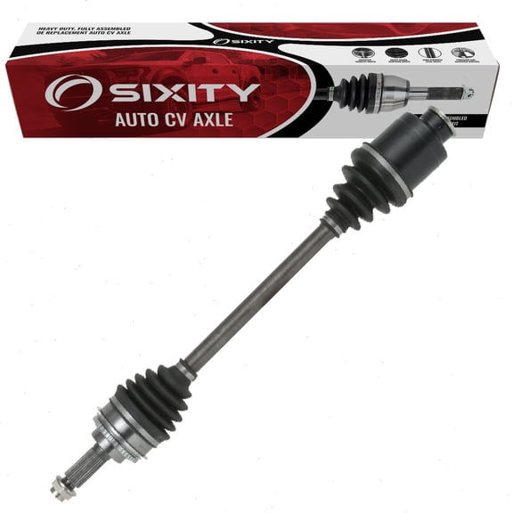 Sixity Front Left CV Axle compatible with Subaru Impreza 2.0L 2.5L H4 2000-2004 - Driver Side Complete Axle Shaft Assembly