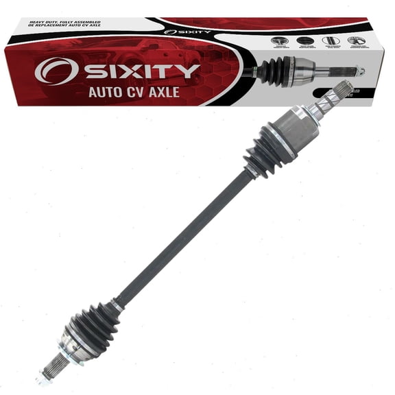 Sixity Front Left CV Axle compatible with Subaru Impreza 2.5L H4 2011-2014 - Driver Side Complete Axle Shaft Assembly