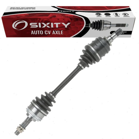 Sixity Front Left CV Axle compatible with Toyota Camry 2.2L L4 1992-2001 - Driver Side Complete Axle Shaft Assembly