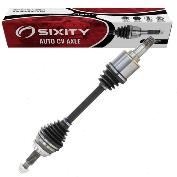 Sixity Front Left CV Axle compatible with Toyota Camry 2.5L 3.0L 3.3L L4 V6 2002-2017 - Driver Side Complete Axle Shaft Assembly