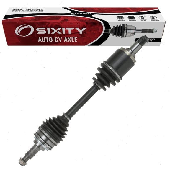 Sixity Front Left CV Axle compatible with Toyota Camry 3.0L V6 1997-2001 - Driver Side Complete Axle Shaft Assembly